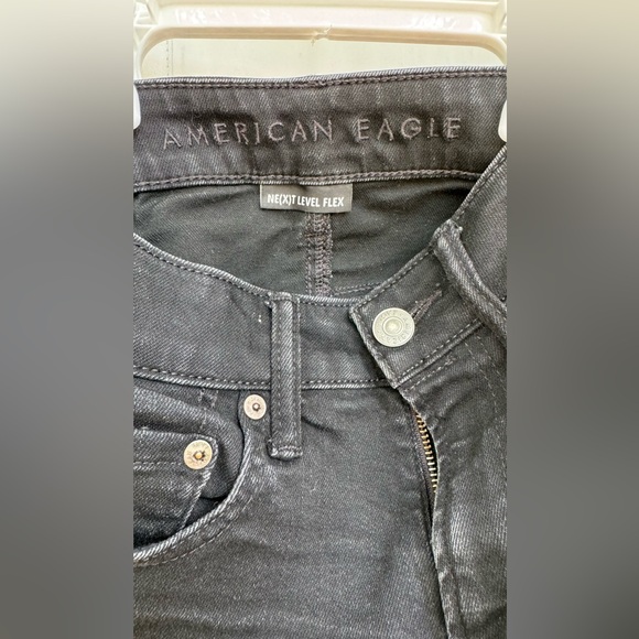 American Eagle Next Level Flex Skinny Black Jeans Men’s 28x30 - Picture 5 of 11